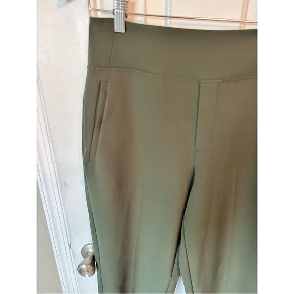 Athleta stretchy olive green dress pants size 8/P super comfy and stretchy - Picture 2 of 4